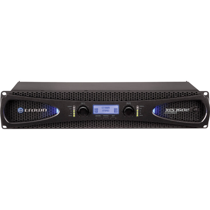 Crown XLS1502 Power Amplifier 1500-Watt w/ Cross-Over & Limiter