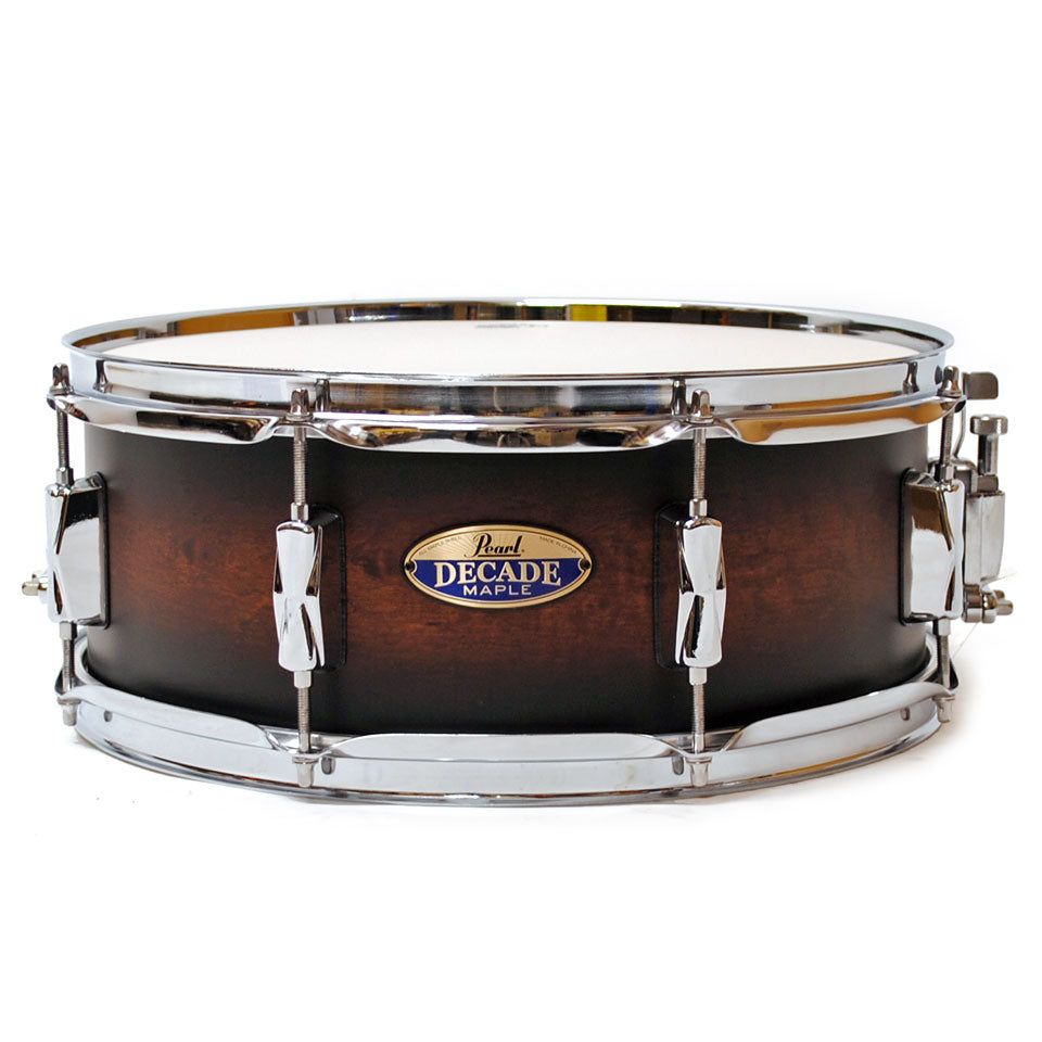 Pearl Decade Maple DMP1455SC 14" x 5.5" Snare Drum #260 Satin Brown Burst