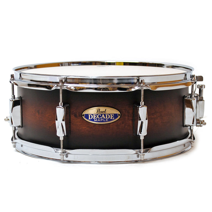 Pearl Decade Maple DMP1455SC 14" x 5.5" Snare Drum #260 Satin Brown Burst