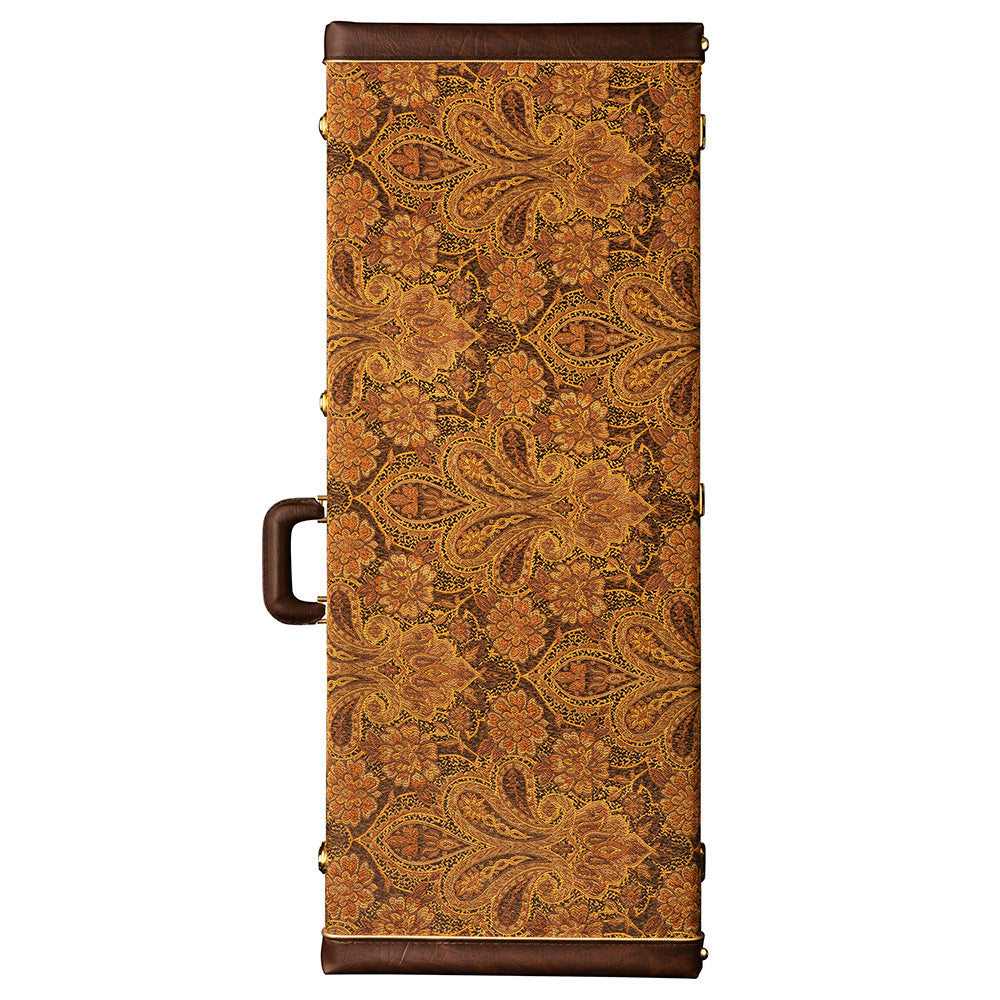 PRS Multi-Fit Hard Case, Brown Paisley - Brown Interior