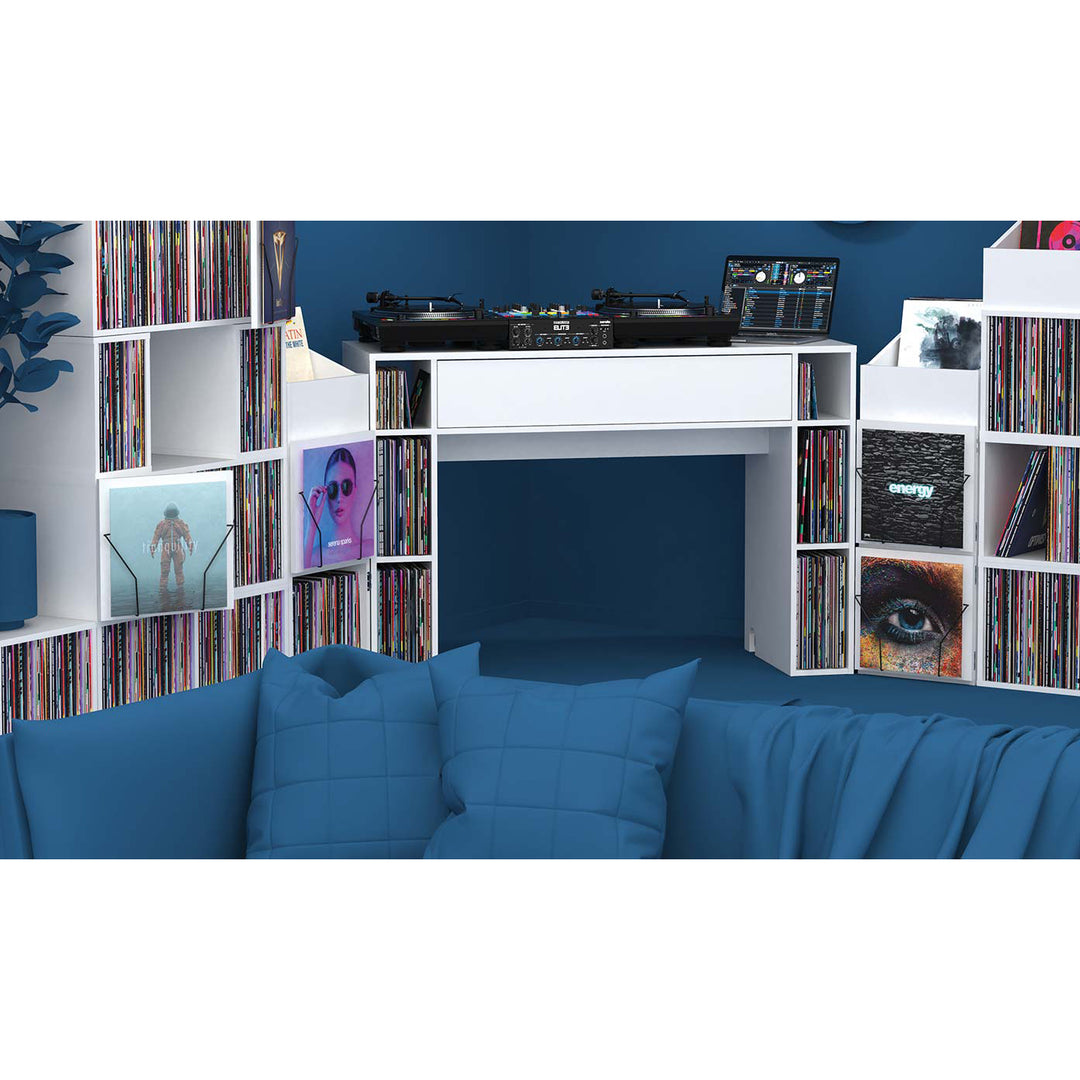 Glorious Record Box Display Door - White