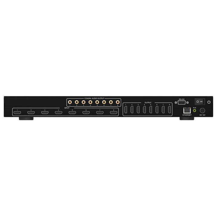 BZBGEAR - 4x4 4K 60Hz HDR HDMI Matrix Switcher with Auto Downscaling and RS-232/IP/Cloud