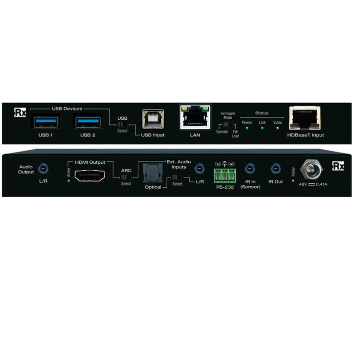 Key Digital KD-X100MRX 4K HDBaseT Receiver (328' Range)