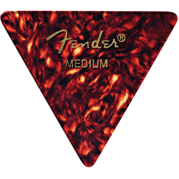 Fender 355 Shape Classic Celluloid Picks - 1/2 Gross (72 Count) - Tortoise Shell