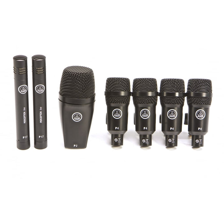 AKG Drum Set Session I Drum Mic Set w/ 1x P2, 2x P17, 4x P4