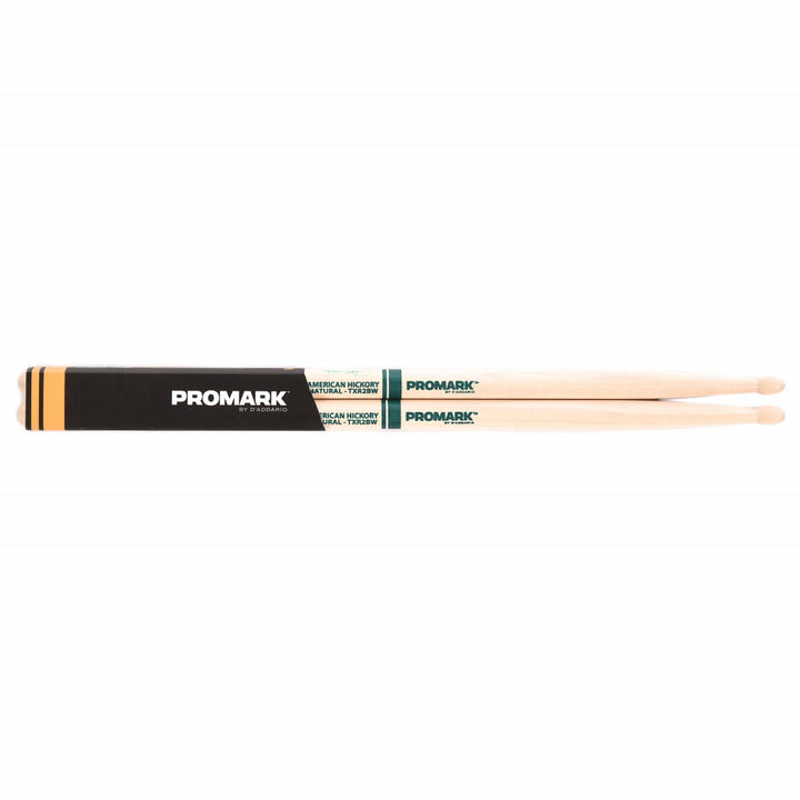 Promark TXR2BW-Promark American Hickory  Wood Tip Drumsticks