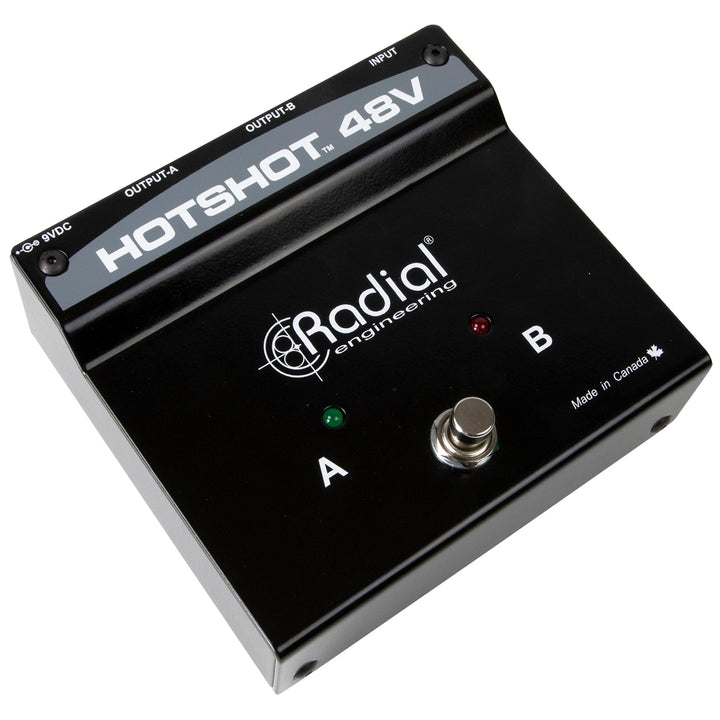 Radial HotShot 48V Condenser Microphone Switcher Pedal
