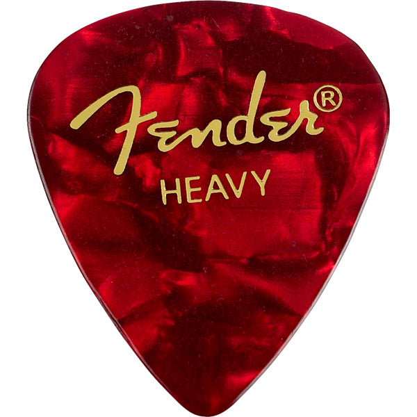 Fender Guitar Pick 351 Shape Premium 1 Gross - Red Moto - Heavy, 144-Count