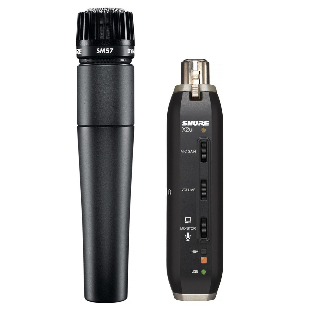 Shure X2U Microphone to USB Adapter Audio Interface w/ SM57