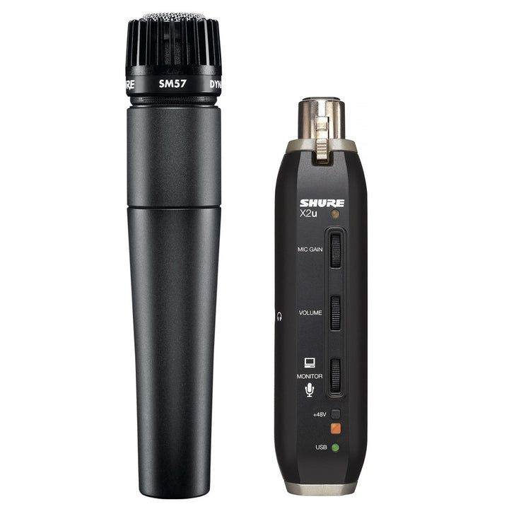 Shure X2U Microphone to USB Adapter Audio Interface w/ SM57