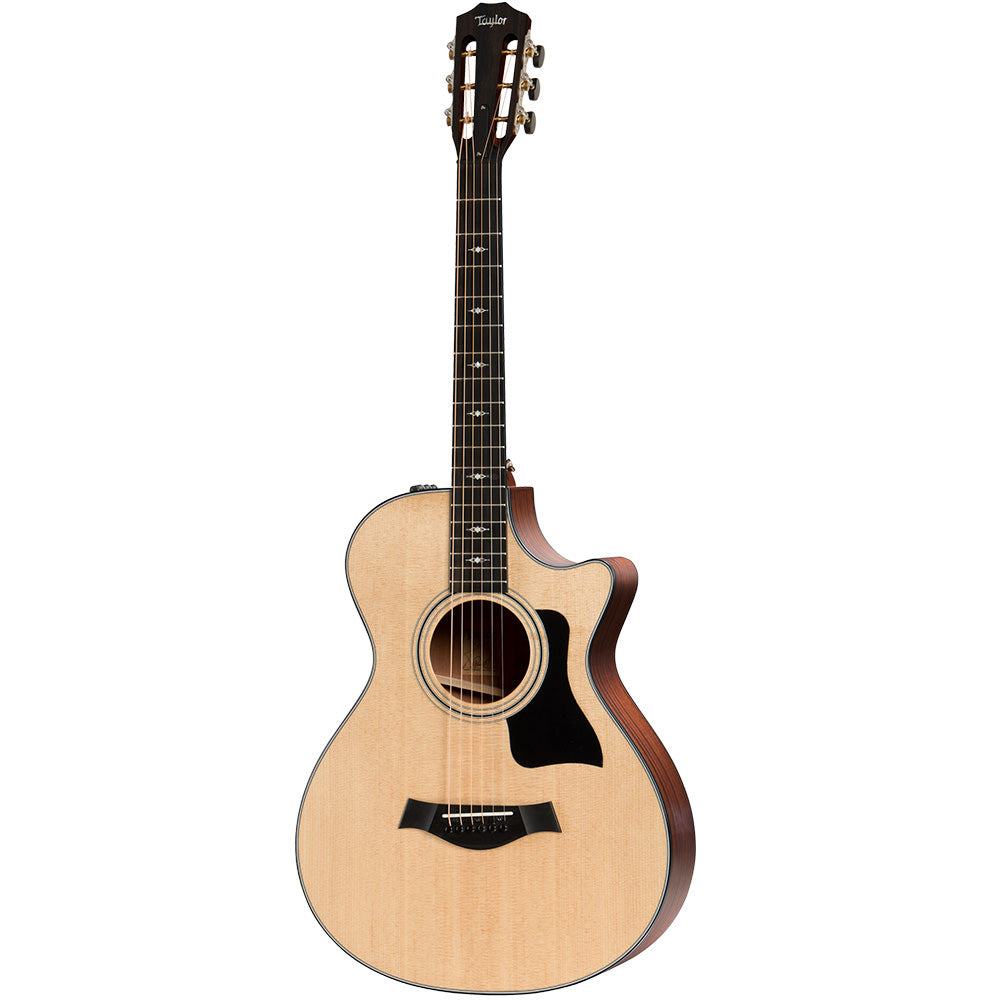 Taylor Guitars 312ce 12-Fret Grand Concert Spruce/Sapele Acoustic-Electric Guitar w/ Case