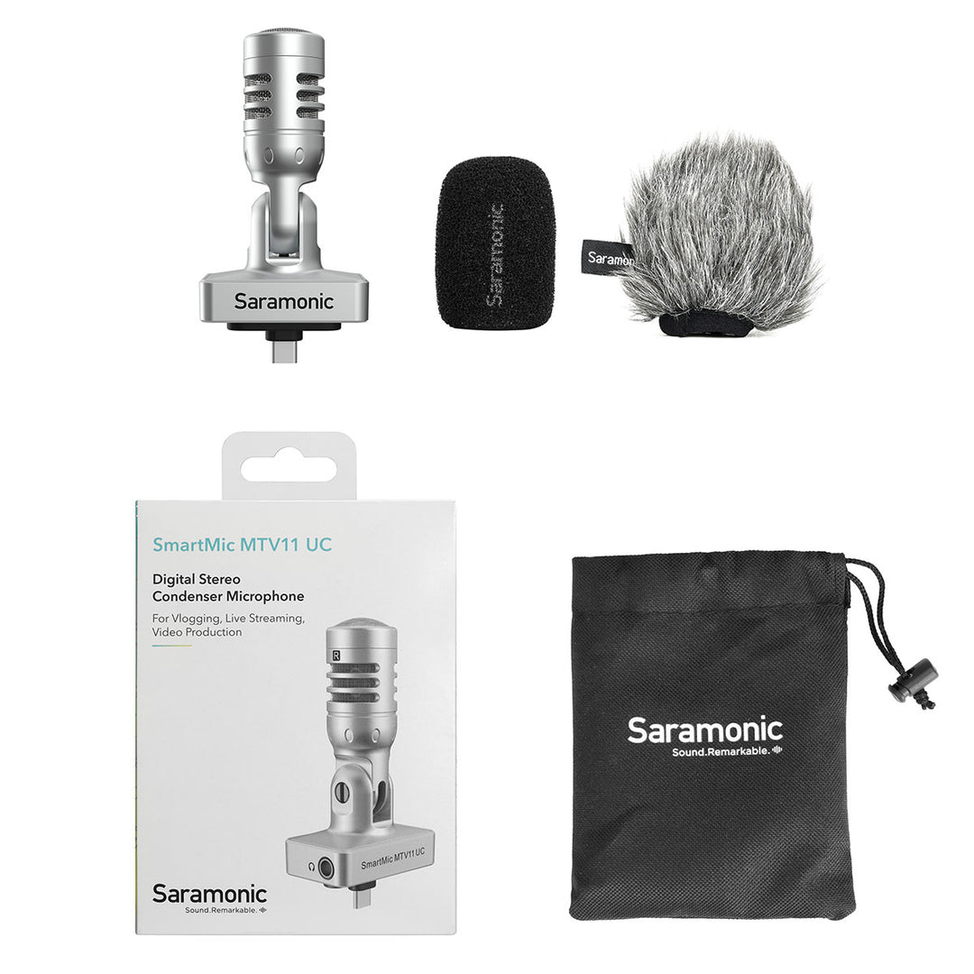 Saramonic SmartMic-MTV11-UC Digital Stereo Microphone for Android devices
