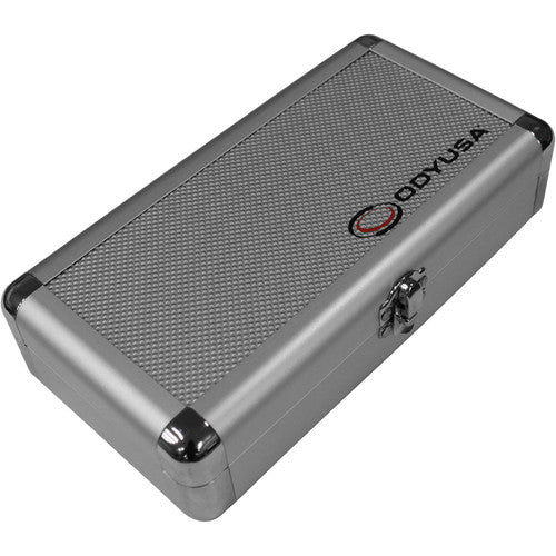 Odyssey Krom Pro2 Cartridge Case - For Four Turntable Cartridges (Silver Diamond)