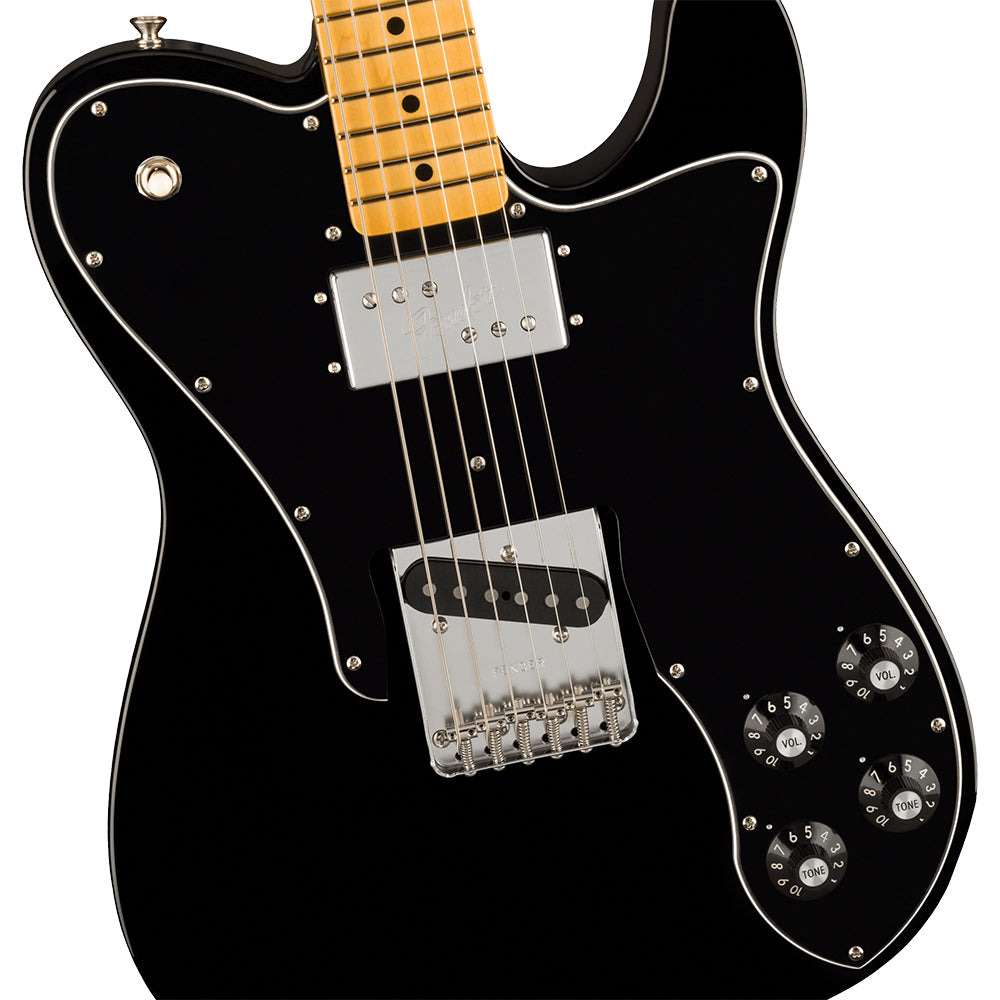 Fender American Vintage II '77 Telecaster Custom (Black) Electric Guitar