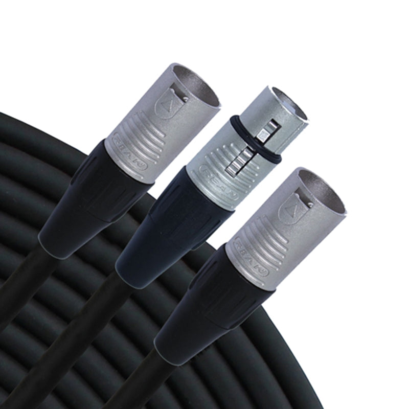 RapcoHorizon Y-Cables (XLRF-XLRM)