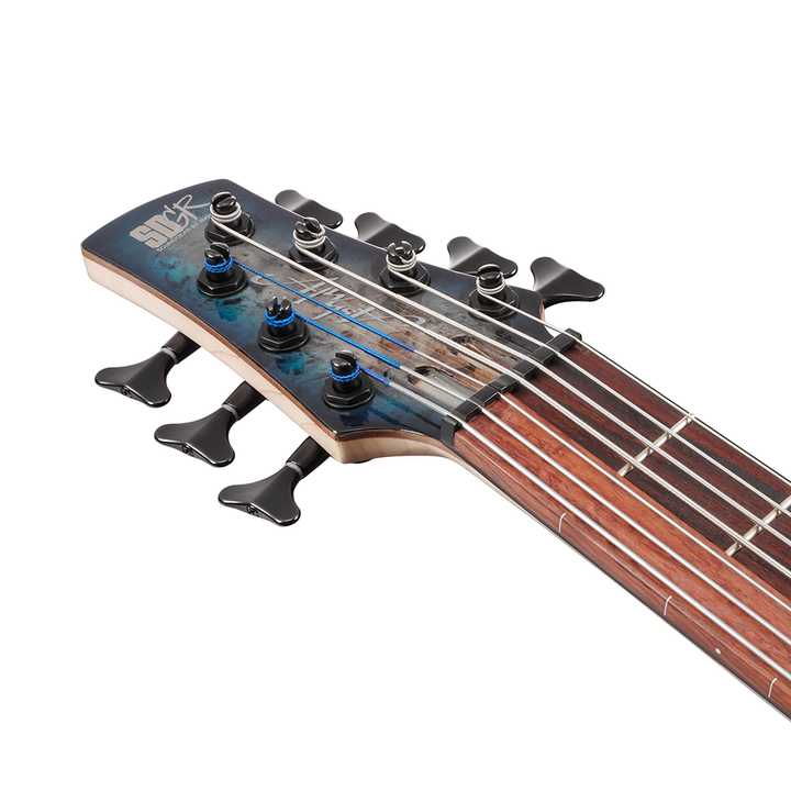 Ibanez SR Bass Workshop 7-String Electric Bass (Cosmic Blue Starburst) SRAS7CBS