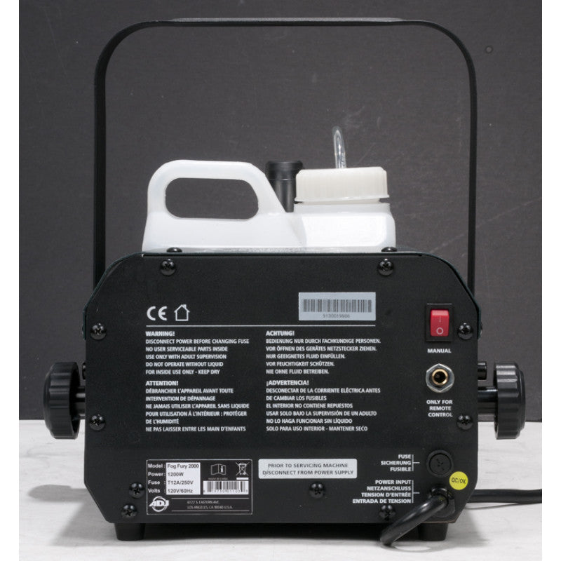 ADJ Fog Fury 2000 Fog Machine 1100-Watt
