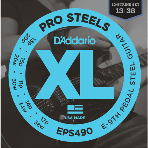 D'Addario EPS490 - SET PED STEEL GTR PROST E9TH