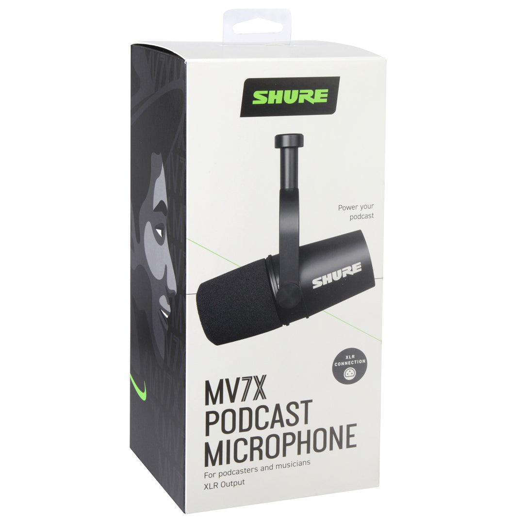 Shure MV7X Podcast XLR Microphone