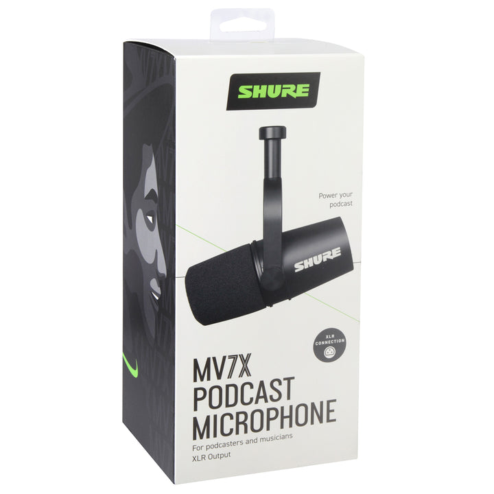 Shure MV7X Podcast XLR Microphone