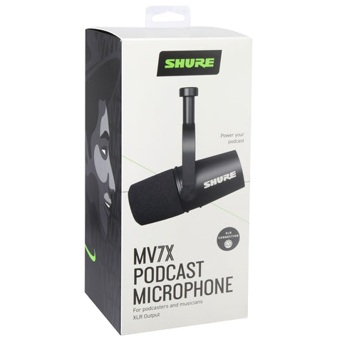 Shure MV7X Podcast XLR Microphone – Music City Canada