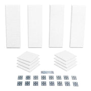 Primacoustic London 8 Room kit for up to 100 sq. ft. (9.3 sqm), Paintable (White)