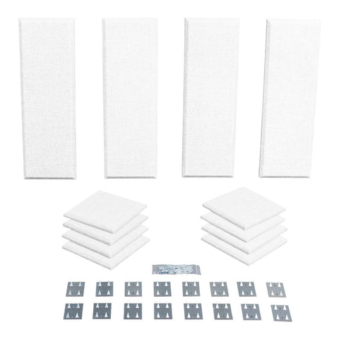 Primacoustic London 8 Room kit for up to 100 sq. ft. (9.3 sqm), Paintable (White)