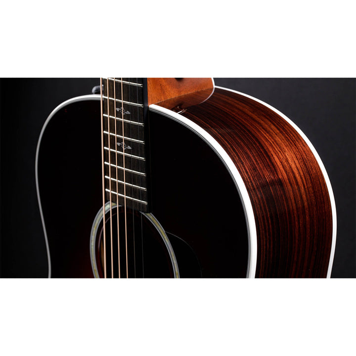 Taylor Guitars 417e, West African Crelicam Ebony Fretboard, Expression System ® 2 Electronics, Non-cutaway with Taylor Deluxe Hardshell-Western Floral Case
