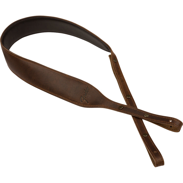 Fender Paramount Banjo Leather Strap - Brown