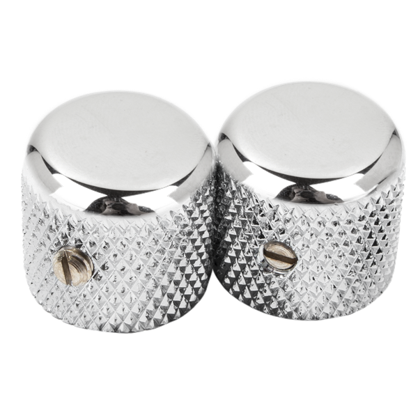 Fender Pure Vintage '52 Telecaster Knurled Knobs - Chrome