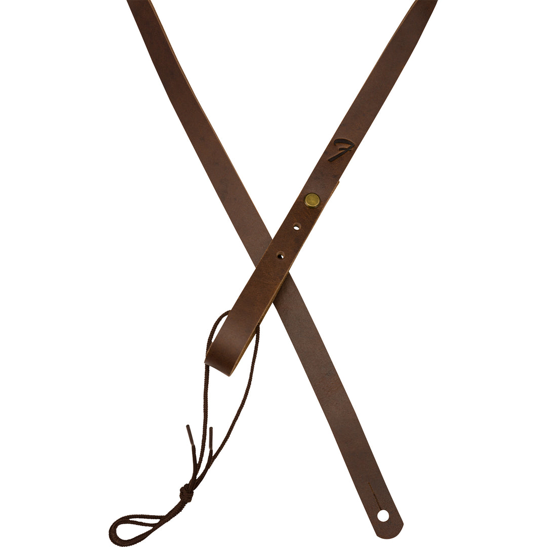 Fender Paramount Mandolin Leather Strap - Brown