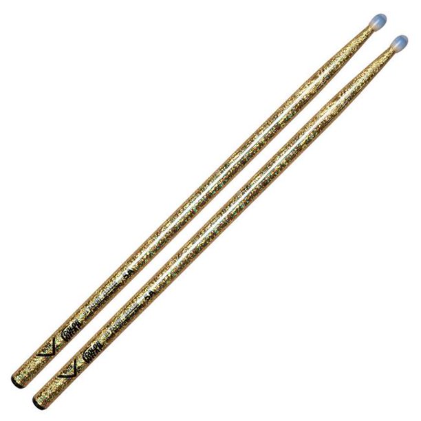 Vater VCG5A - Color Wrap 5A Gold Sparkle Drumsticks