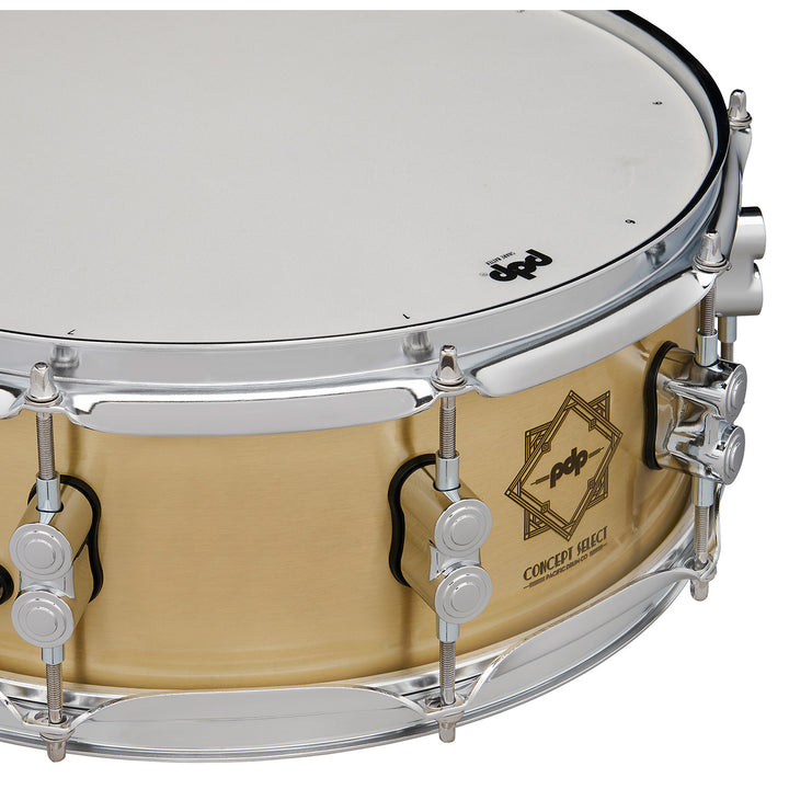 PDP Concept Select 5x14 Snare Drum 3mm Seamless Bell Bronze with Chrome Hardware