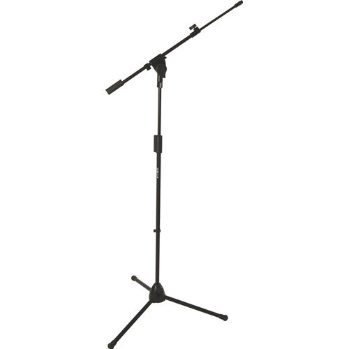 Quiklok A514BK-AM Pro Series Heavy-Duty Tripod-Base Mic Stand with Telescopic Boom (Black)