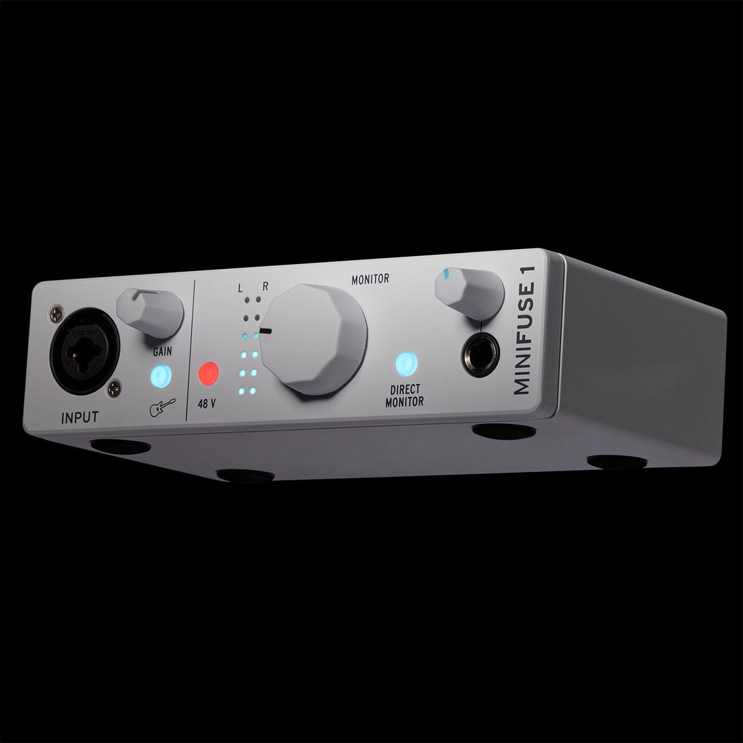 Arturia MiniFuse 1 Portable 1-Channel USB Audio Interface - White