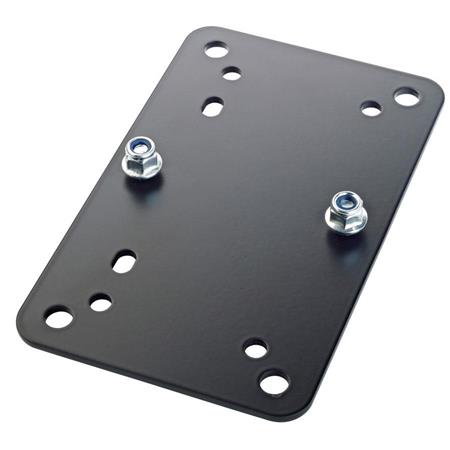 K&M 24354 Adapter Panel 2 (Black)