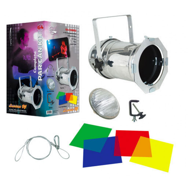 ADJ 64 Combo - Par Can Kit (Silver) - Music City Canada