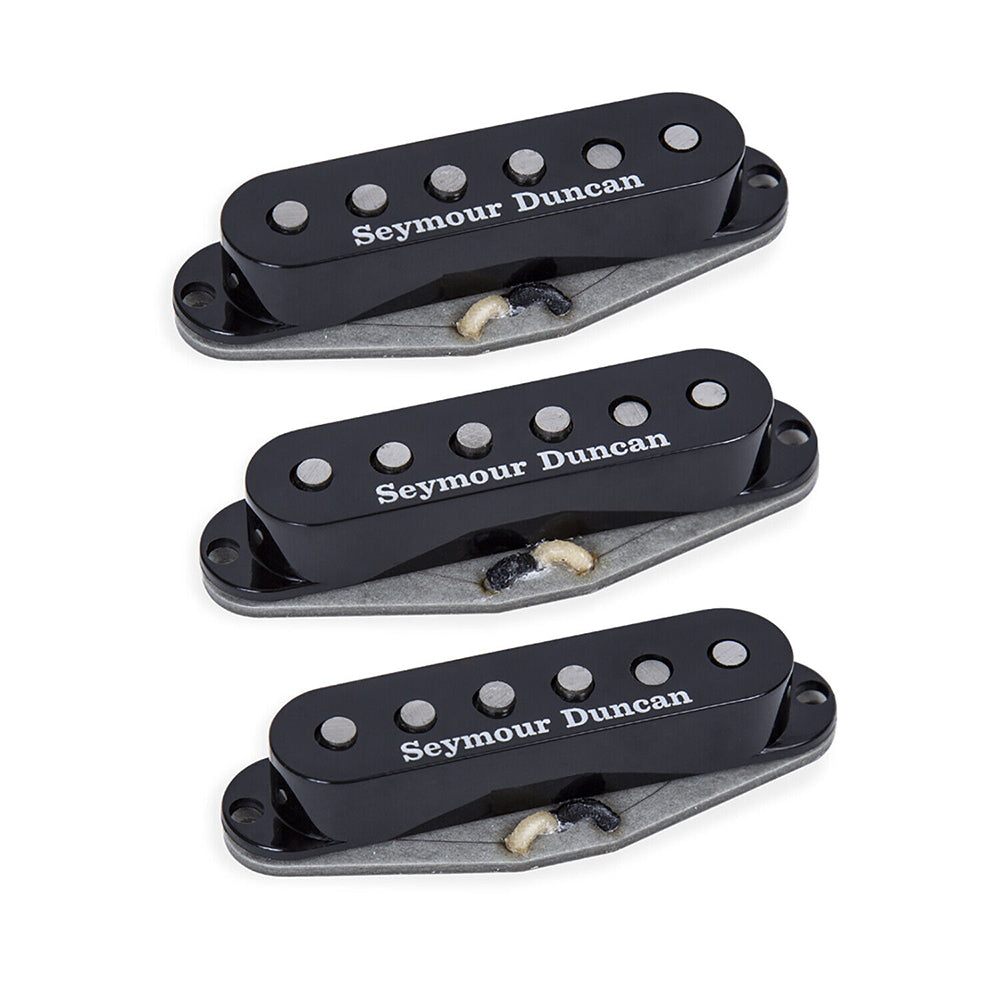 Seymour Duncan 11201-19-B Set, Psychedelic Strat Guitar Pickup (Black)