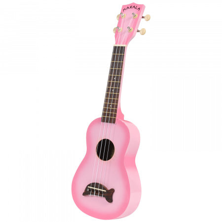 Kala Makala Soprano Dolphin Ukulele - Pink