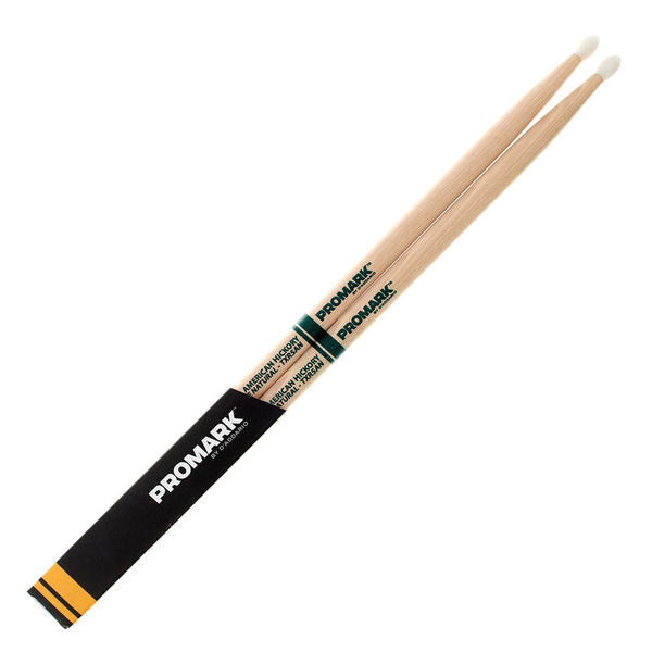 Promark TXR5AN -Promark American Hickory 5A Nylon Tip Drumsticks