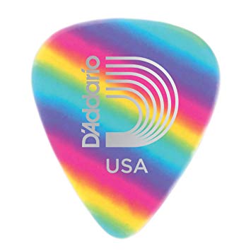 D'Addario 1CRB4-10 - 10 STD-PICK-CEL-RAINBOW- MED