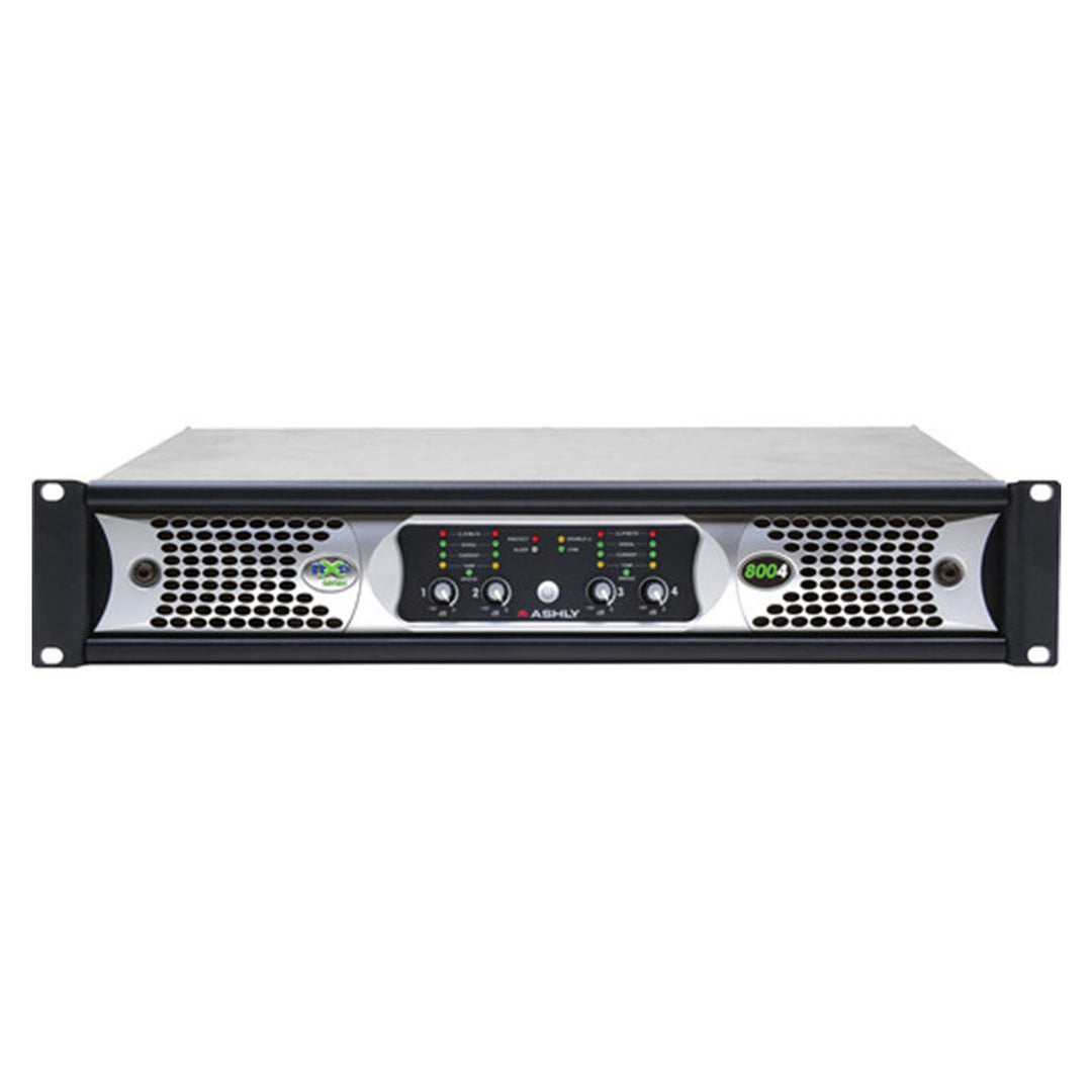 Ashly nXp Series NXP8004 4-Channel 800W Power Amplifier with Programmable Outputs & Protea Software Suite