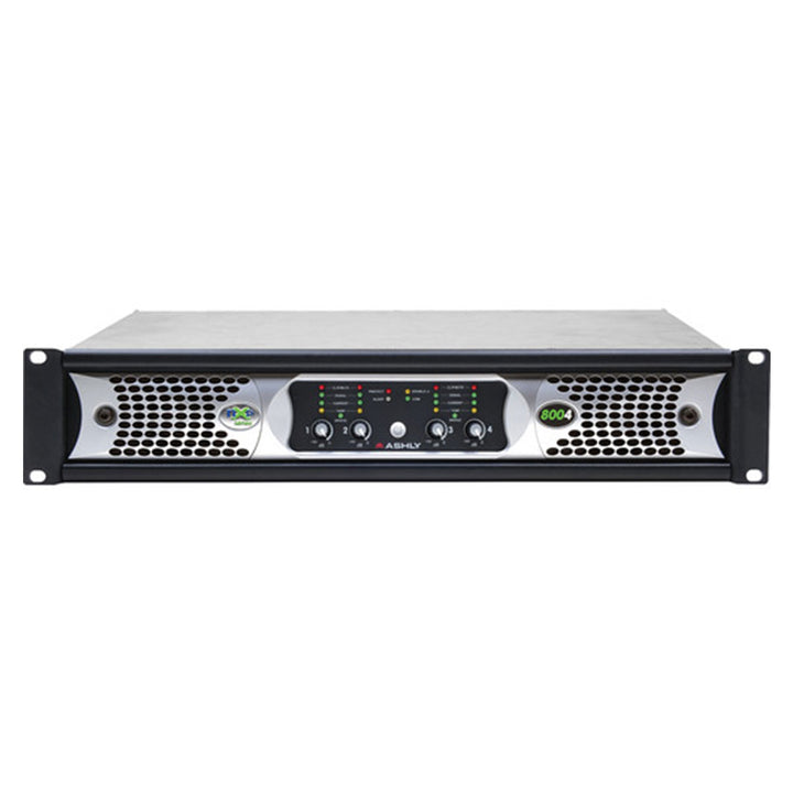 Ashly nXp Series NXP8004 4-Channel 800W Power Amplifier with Programmable Outputs & Protea Software Suite