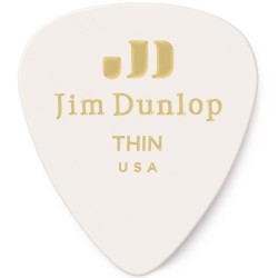 Dunlop 483R-01-TH Celluloid White Refill Thin