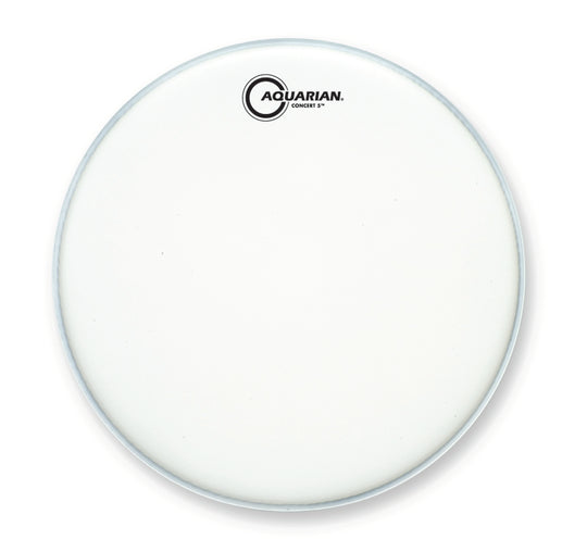 Aquarian CT12WH- Concert 5 Snare Batter Drumhead
