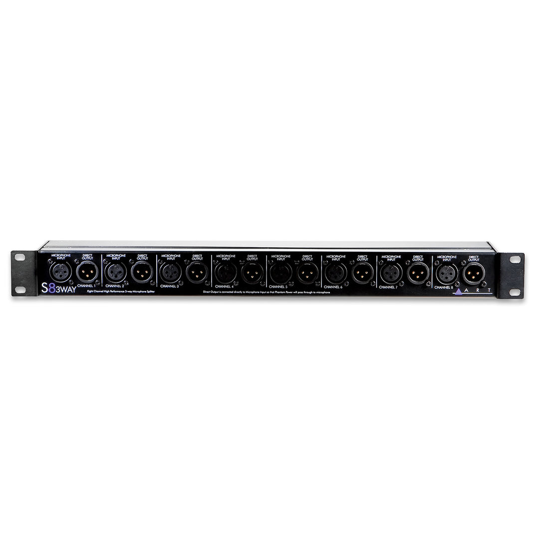 ART-8CH 3 WAY MIC SPLITTER-BALANCED