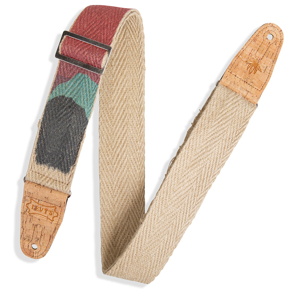 Levy’s MH8P-003 Sunset Hemp Natural Guitar Strap