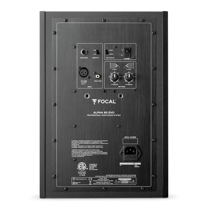 Focal Alpha 80 Black Evo Studio Reference Monitor - 8"