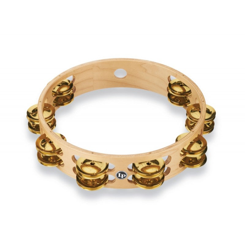LP LP380B-BR - Pro 10” Double Row Tambourine - Brass