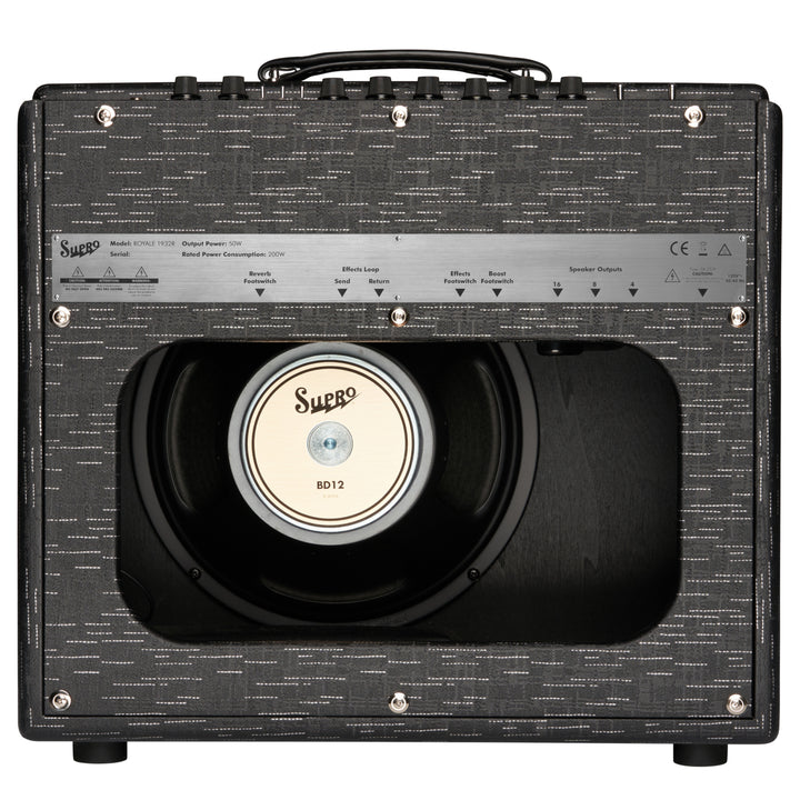 Supro 1932R Royale Variable 30/50-Watt Power Amp 1x12 Guitar Combo Amplifier
